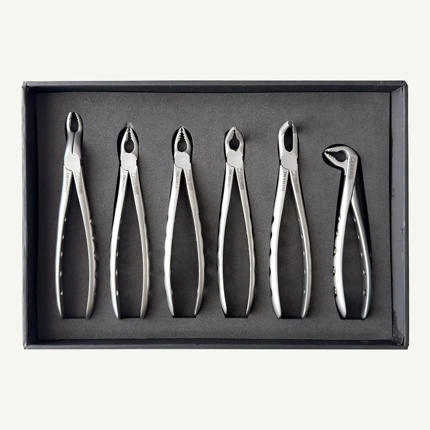 Extraction Forceps Set (Serrated)