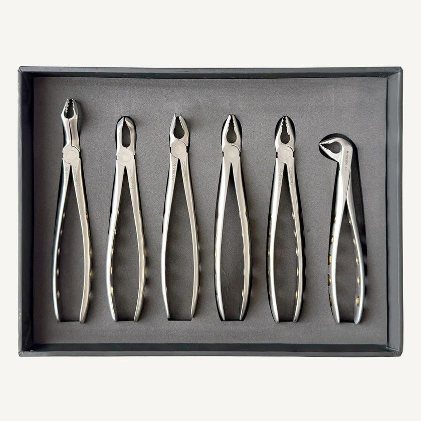 Extraction Forceps Set (Serrated)
