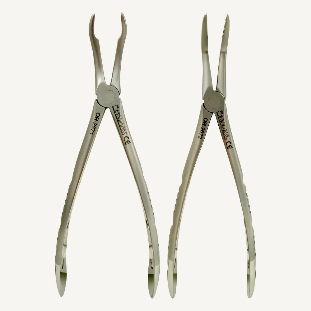 Extraction Forceps Set for Upper & Lower Roots (Fragments)