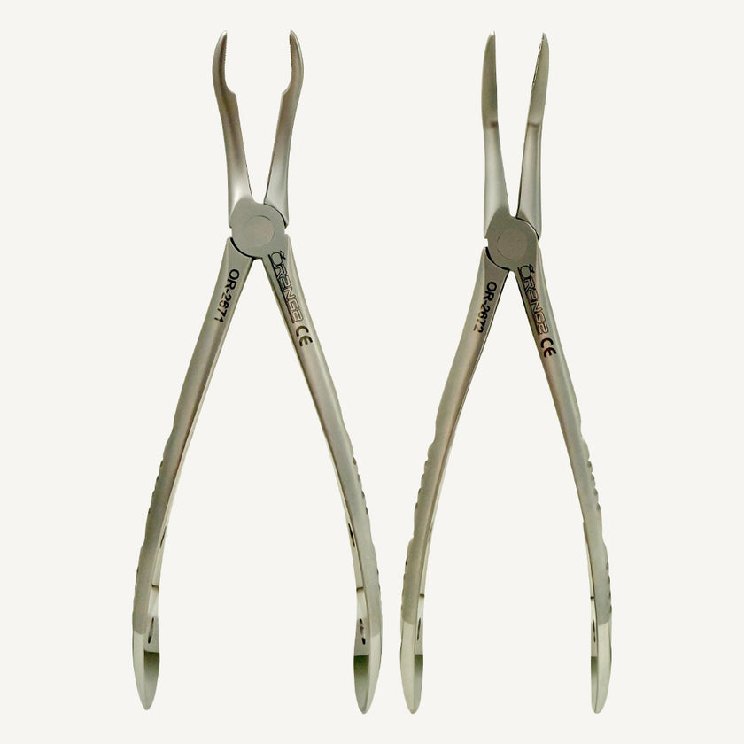 Extraction Forceps Set for Upper & Lower Roots (Fragments)