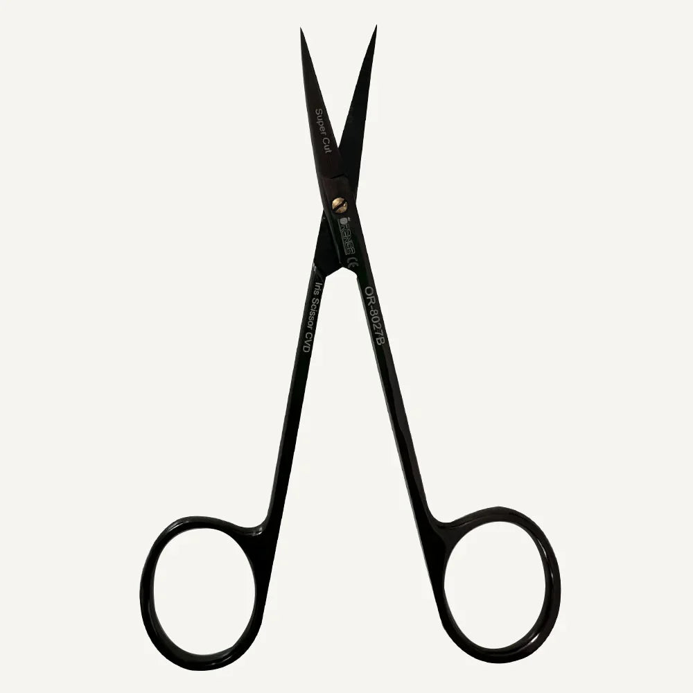 Black Iris Scissors Curved, 115mm