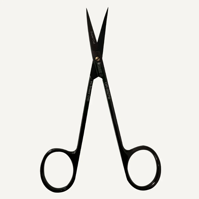 Black Iris Scissors Curved, 115mm