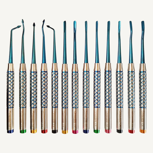 PDL Luxating Elevators Set Blue – Atraumatic Extraction