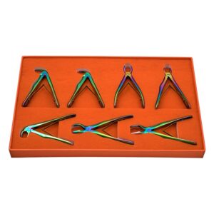 Pediatric Rainbow Extraction Forceps Set